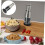 Garlic Press Crusher Mincer with Durable Build for Efficient Kitchen Prep Handheld Easy Clean Black 4