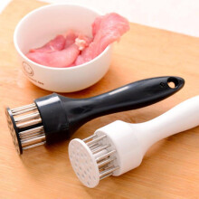 Stainless Steel Meat Tenderizer Needle 16Blade Steak Tool for Quick Tenderizing and Flavor Infusion