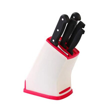 Multifunctional Plastic Kitchen Knife Holder with SpaceSaving Countertop Storage Organizer