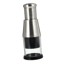 Garlic Press and Manual Vegetable Chopper Stainless Steel Easy Clean Ergonomic Grip Black