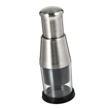 Mini Garlic Chopper with Safety Cover, Stainless Steel Vegetable Mincer for Onions and Salads