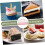 Cake Carrier with Handle and Secure Locking Clamps, Clear Lid Cake Storage Container for Transport 3