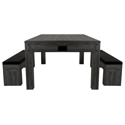 7-In-1 Multi Games Table & Storage Benches x 2 1