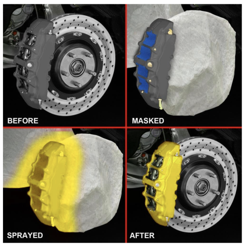 SPRAY ON CALIPER PAINT - YELLOW 2