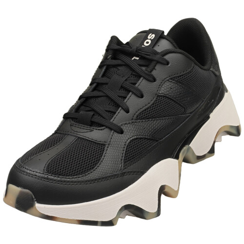 (5) SOREL Kinetic Array Womens Casual Trainers in Black White
