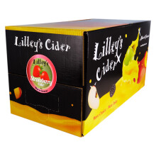 Lilley's Cider - Strawberry Cider 4% ABV - Sweet Juicy Strawberry with Crisp Apple Finish, Still Fruit Cider, Gluten-Free, Vegan, Ideal for Events &