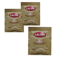 3X Lalvin 71B-1122 Nouveau Style Wine Yeast 5g Homebrew Wine Making 4.5L-23L