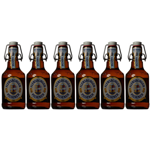 Flensburger Pilsener Fliptops Lager, 6 x 330 ml