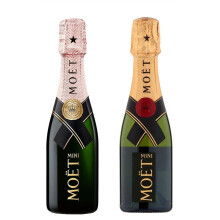 Moet & Chandon Brut & Rose Champagne Mini Moet Duo 2 x 20cl 12.5% ABV