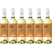 Bon Voyage - Alcohol Free White Wine Chardonnay, Case of 6 (6 x 0.75 L)