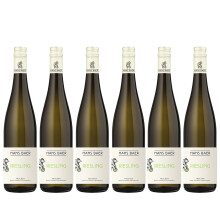 Hans Baer - Riesling Dry White Wine, Case of 6 - France (6 x 0.75 L)