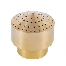Fountain Nozzle Brass Fireworks Spray Head for Garden Pond with PVC Tubing Durable Design