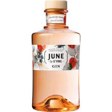 G'Vine JUNE Wild Peach and Summer Fruits Flavoured Gin 70cl, Fresh and Fruity, Gluten Free Gin From G'Vine, 37.5 percent ABV