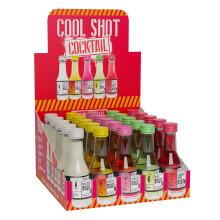 Cool Shot Cocktails 25X20ml | Mixed Vodka Shots | Strawberry Daiquiri, Mojito, Passion Fruit, Cosmopolitan, Pina Colada | Perfect for Gifts, Parties