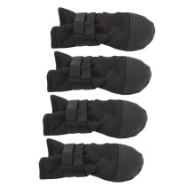 4Pcs Soft Dog Socks Anti-Slip Licking Protection for Hardwood Floors S
