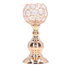High-Quality Crystal Beads, Elegant Crystal Candle Holders for Living Room and Party Decor