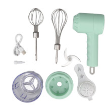 Stainless Steel Whisks for Culinary Creations, Rechargeable USB Cordless Handheld Mixers with Portable Egg Beaters for Cooking and Baking