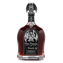 Von Payne Black Whisky | 70cl, 45% ABV / 90 Proof | Black Currant Infused Whisky from Florida