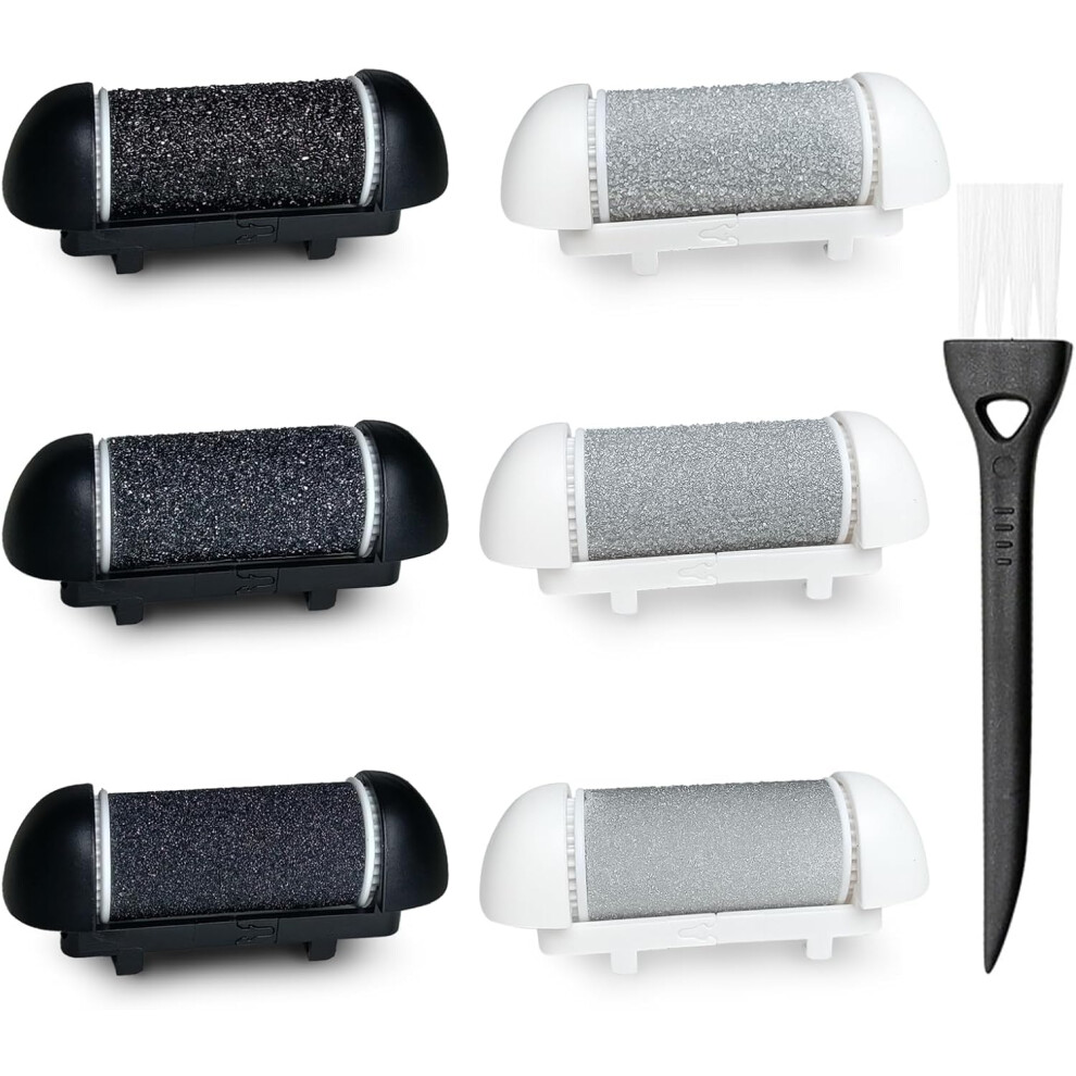 Tovii Replacement Roller Refill Heads Compatible With Scholl/Essy/Ratukall/Pedi Foot File, Feet Pedicure Kit Refill Rollers Extra Coarse Regular