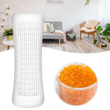 Moisture Absorbing Cylinder, Vacuum Sealed Mason Jar Compact Dehumidifier with High Efficiency 360 Degree Dehumidification, Non-Toxic Odorless Silica