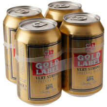 Gold Label Very Strong Special Beer, 4 x 330ml