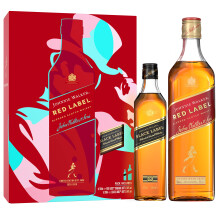 Johnnie Walker Red Label Blended Scotch Whisky 70cl and Johnnie Walker Black Label 20cl Gift Pack