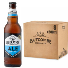 Liberation Ale Beer Bottles, Vegan Friendly, Citric Flavour, Smooth and Easy Drinking, Pack of 8 x 500ml