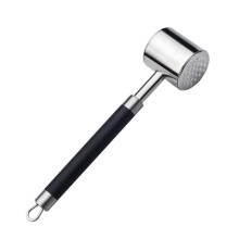 Stainless Steel DualSided Meat Tenderizer Mallet with Ergonomic NonSlip Grip for Steak Pork Chicken