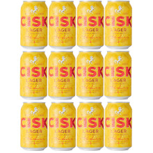 Cisk Lager Can 330ml - Case of 12