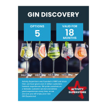 Activity Superstore Gin Discovery Gift Experience Voucher, 18-month Validity, Experience Days, Gin Gifts, Couples Gifts, Retirement Gifts