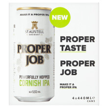 St Austell Brewery Proper Job Cornish IPA 4 x 440ml