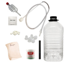 Almost Off Grid C5DJ1 Basic Cider Kit for Beginners, Including Guide to Making Cider from Garden Apples