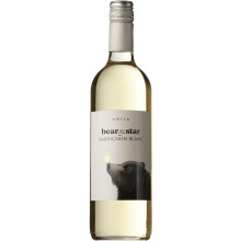Bear & Star Sauvignon Blanc 75cl, 11% ABV ? Crisp Chilean White Wine - Fresh Citrus & Tropical Fruit Character for Aperitif & Seafood Pairing