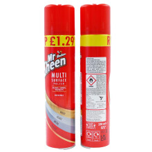 Mr Sheen Multi-Surface Original Polish Spray 250ml ? Cleans, Shines & Protects Household Surfaces