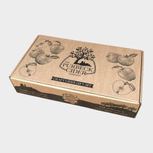 The Purbeck Cider Company ? Craft Cider Gift Set | 6 x 330ml cans +1 x Half Pint Glass Gift Box, 1.98 l (Pack of 1)