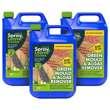 3 x 5 Litres Jarder Spray & Leave Ready to Use Patio Cleaner - Removes Green Mould and Algae. No Mixing Required - Covers 120 Square Metres.