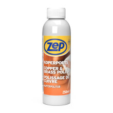 Zep Copper & Brass Polish ? 250ml | Metal & Furniture Polish for Restoring Shine in 10 Minutes