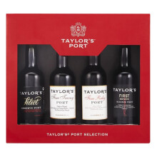 Taylor?s Port Selection Gift Set ? 4 x 5cl Miniatures: Fine Ruby, Fine Tawny & First Estate ? Ideal Christmas or Birthday Present by Blue Tree Gifts