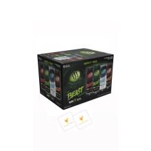Monster Alcohol 6% | The Beast Variety Pack | 12 Cans | + 2x Celebration Spirits Beer Mats