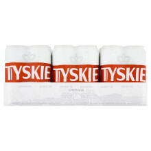 Tyskie Polish Lager, 24 x 500ml Cans, Made in Poland, 5% ABV