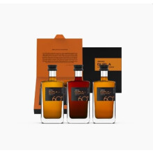 Arpad Palinka | Double Bedded Mini Palinka Selection ABV 60% | Artisan Fruit Brandy | 100% Natural | Apricot, Plum, Sour Cherry | 3?0.05L