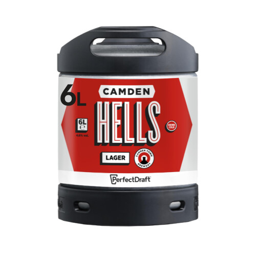 PerfectDraft Camden Hells Beer Keg for PerfectDraft Machine, 6 Litre