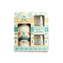 Barti Cream Liqueur Gift Set with 2 Glasses | Vegan Coconut-Based Cream Liqueur 70cl | Lightly Spiced with Vanilla Clove, Cinnamon & Orange | Dreamy