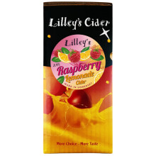 Lilley's Cider Raspberry Lemonade 3L Bag-in-Box - Fruity, Refreshing Cider, 3.4% ABV, Gluten-Free, Vegan-Friendly