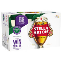 Stella Artois Belgium Premium Lager Beer Bottles 18 x 330 ml