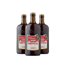 St. Peter?s Brewery Christmas Ale | 7% ABV | 3 x 500ml Glass Bottles | Full-Bodied, Fruity, & Spiced Ale