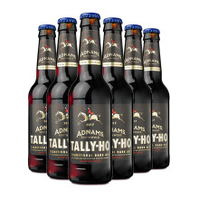 Adnams Tally-Ho Barley Wine 7.2% ABV | Limited Edition Dark Ale | 6 x 330ml Glass Bottles | Rich & Malty with Christmas Cake Sweetness | Bottle