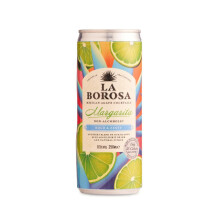 La Borosa Margarita Cocktails | Ready-to-Serve | Non-Alcoholic Tequila Alternative, 12 x 250ml (12 pack)