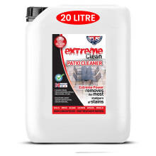 Trade Supplies - Extreme Clean Patio Cleaner 20L 10%-15% High conventration Block Paving Cleaner - Contains Sodium Hypochlorite