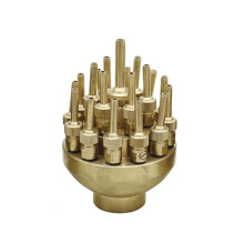 Brass Adjustable ThreeLayer Fountain Nozzle DN25 DN40 for Garden Landscape Water Display
